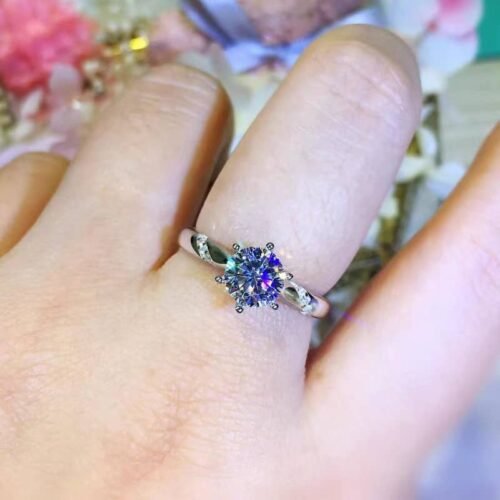 Anillo para Compromiso Corona Real - 100% Plata Tibetana Ley 925 - Imagen 3