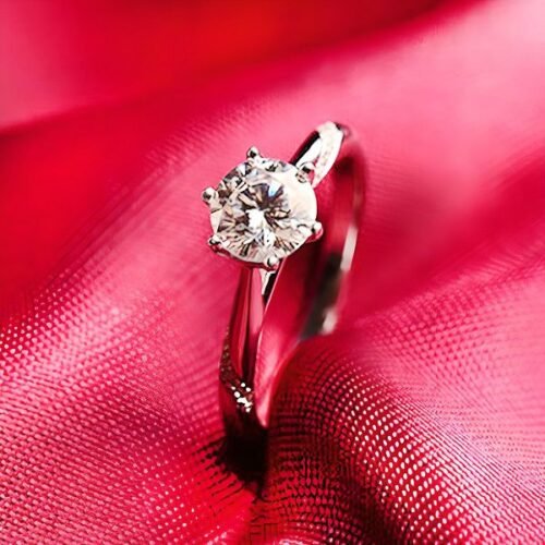 Anillo para Compromiso Corona Real - 100% Plata Tibetana Ley 925 - Imagen 2